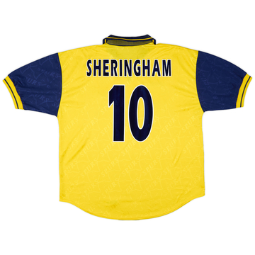1995-97 Tottenham Third Shirt Sheringham #10 - 10/10 - (XL)