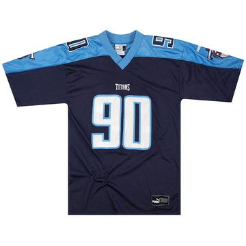 1999-00 Tennessee Titans Kearse #90 Puma Jersey (Home) L