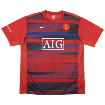 2008-09 Manchester United Nike Training Shirt - 7/10 - (XXL)