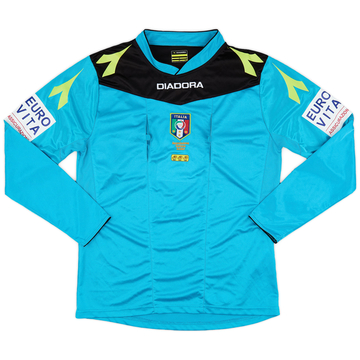 2015-16 Italy Diadora Referee L/S Shirt - 9/10 - (M)