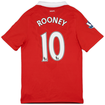 2010-11 Manchester United Home Shirt Rooney #10 - 7/10 - (S)