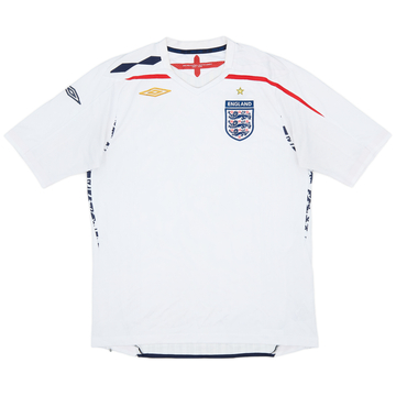 2007-09 England Home Shirt - 5/10 - (L)