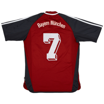 2001-02 Bayern Munich Home Shirt #7 - 6/10 - (XL.Boys)