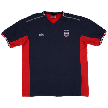 2002-03 England Umbro Training Shirt - 8/10 - (XL)