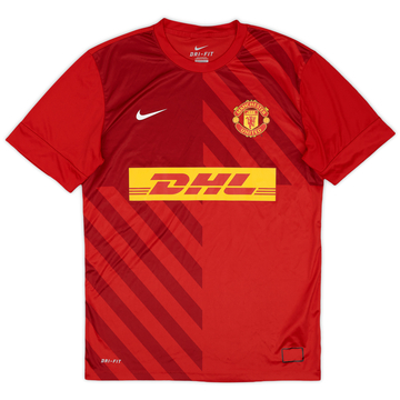 2012-13 Manchester United Nike Training Shirt - 9/10 - (M)