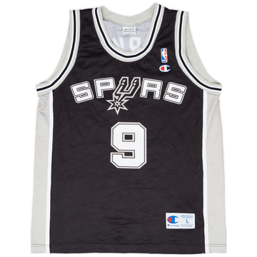 2002-10 San Antonio Spurs Parker #9 Champion Away Jersey - 9/10 - (L)