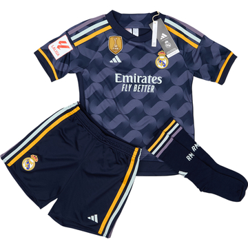 2023-24 Real Madrid Away Full Kit (Little Kids)