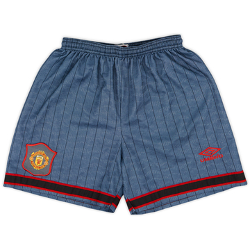 1995-96 Manchester United Away Shorts - 8/10 - (S)