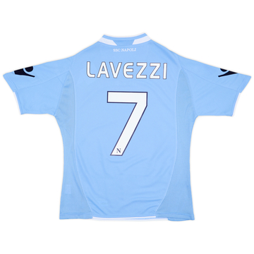 2009-10 Napoli Home Shirt Lavezzi #7 (Women's L)
