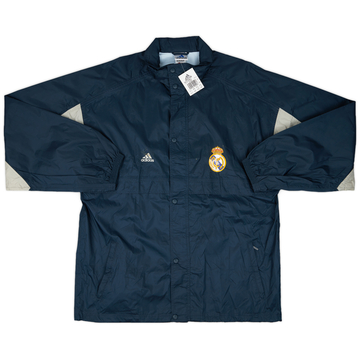 2001-02 Real Madrid adidas Hooded Rain Jacket (XXL)