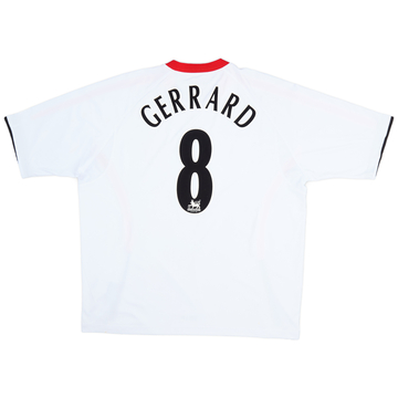 2005-06 Liverpool Away Shirt Gerrard #8 - 6/10 - (XXL)
