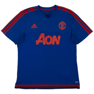 2015-16 Manchester United adizero Training Shirt - 8/10 - (XL)