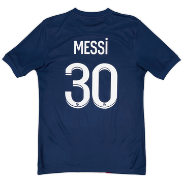 2022-23 Paris Saint-Germain Home Shirt Messi #30 - 9/10 - (S)
