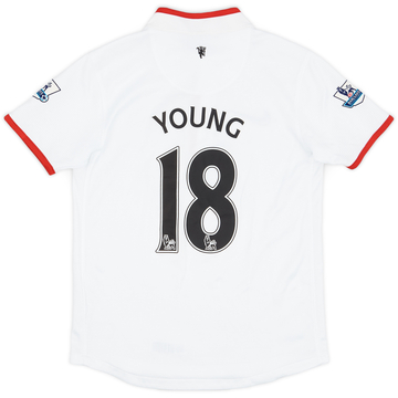 2012-14 Manchester United Away Shirt Young #18 - 7/10 - (S.Boys)