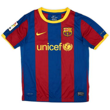 2010-11 Barcelona Home Shirt - 7/10 - (M.Boys)