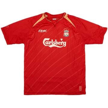 2005-06 Liverpool CL Home Shirt - 5/10 - (L)