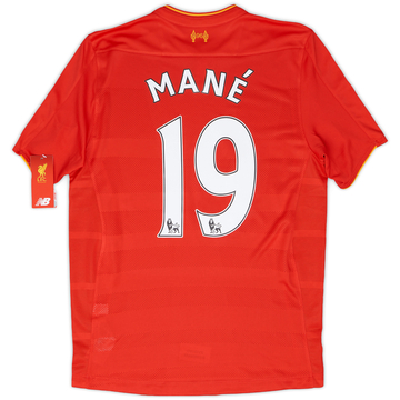 2016-17 Liverpool Home Shirt Mane #19 (S)