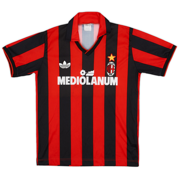 1990-91 AC Milan Home Shirt - 8/10 - (S)