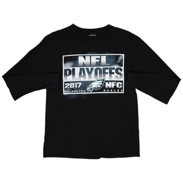 2017 Philadelphia Eagles Playoffs Fanatics L/S Graphic Tee - 9/10 - (M)