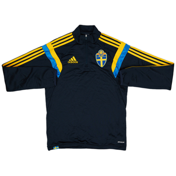 2014-15 Sweden adidas 1/4 Zip Drill Top - 8/10 - (S)