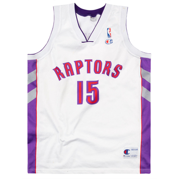 1999-04 Toronto Raptors Carter #15 Champion Jersey (Home) XXL