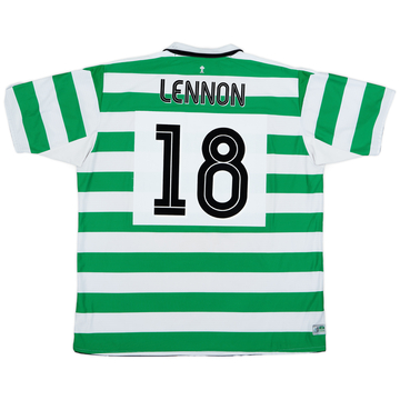 2004-05 Celtic Home Shirt Lennon #18 - 8/10 - (3XL)
