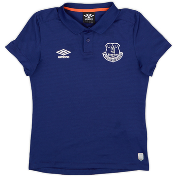 2018-19 Everton Umbro Polo Shirt - 9/10 - (M.Boys)