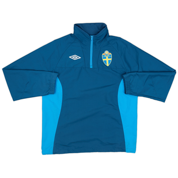 2010-12 Sweden Umbro 1/4 Zip Drill Top - 9/10 - (S)
