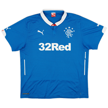 2014-15 Rangers Home Shirt - 8/10 - (XL)