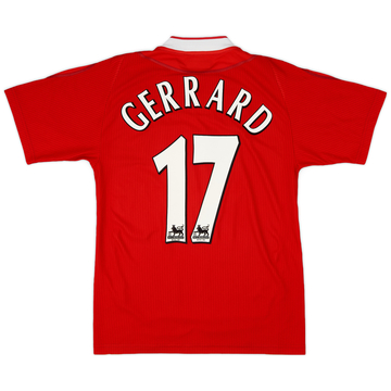 2002-04 Liverpool Home Shirt Gerrard #17 - 7/10 - (S)