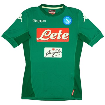 2017-18 Napoli GK Home S/S Shirt - 7/10 - (M)