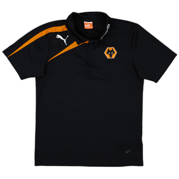2012-13 Wolves Puma 1/4 Zip Polo Shirt - 8/10 - (S)