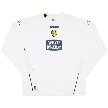 2004-05 Leeds United Home L/S Shirt - 7/10 - (XXL)