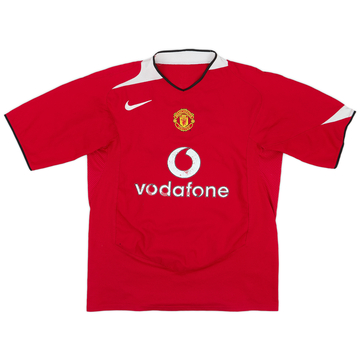 2004-06 Manchester United Home Shirt - 4/10 - (S)