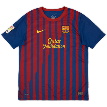 2011-12 Barcelona Home Shirt - 8/10 - (XL.Boys)