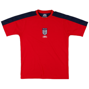 2000-02 England Umbro Training Shirt - 8/10 - (S)