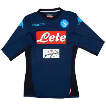 2017-19 Napoli Authentic Third L/S Shirt - 10/10 - (M)