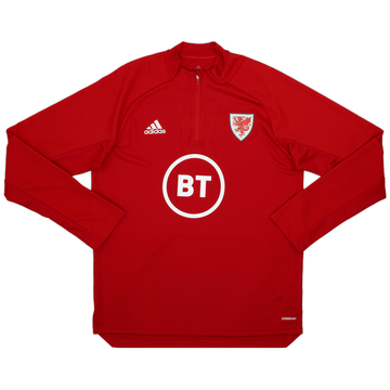2020-21 Wales adidas 1/4 Zip Training Top - 7/10