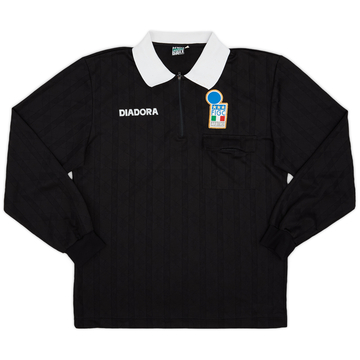 1990s Italy FIGC Diadora Referee L/S Shirt - 7/10 - (L)