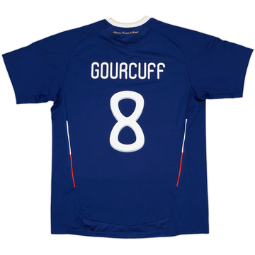 2009-10 France Home Shirt Gourcuff #8 - 7/10 - (XL.Boys)