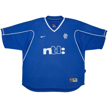1999-01 Rangers Home Shirt - 6/10 - (XL)