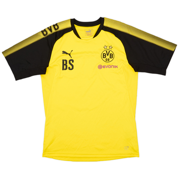 2017-18 Borussia Dortmund Staff Issue Puma Training Shirt 'BS' - 8/10 - (M)