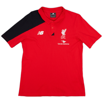 2015-16 Liverpool New Balance Polo Shirt - 8/10 - (L)