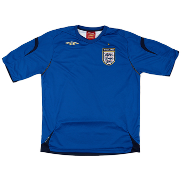 2006-08 England GK S/S Shirt - 8/10 - (XL)