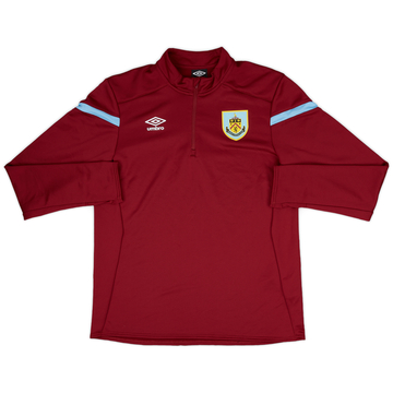 2019-20 Burnley Umbro 1/4 Zip Drill Top - 9/10 - (L)