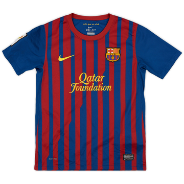 2011-12 Barcelona Home Shirt - 9/10 - (M.Boys)