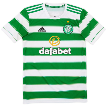 2021-22 Celtic Home Shirt - 9/10 - (XS)