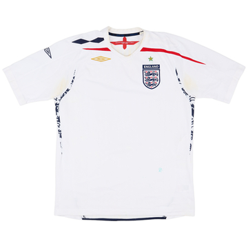 2007-09 England Home Shirt - 5/10 - (L)