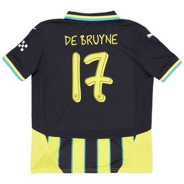 2024-25 Manchester City Away Shirt De Bruyne #17 (KIDS)