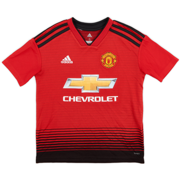 2018-19 Manchester United Home Shirt - 8/10 - (S.Boys)